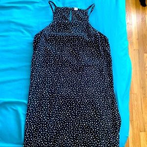 Old Navy Small Black leopard print dress